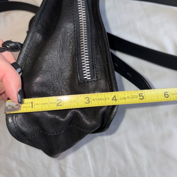 Rag & Bone Black Leather Small Field Backpack - Picture 11 of 11